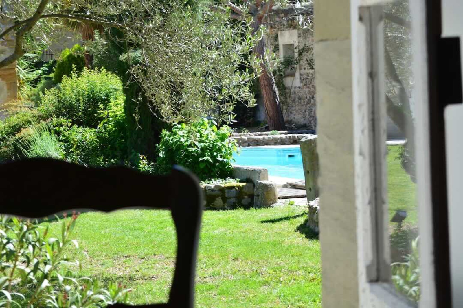 Une fenêtre sur le jardin.